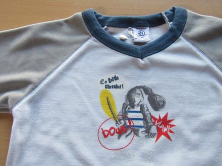 Petit Bateau -  Pyjama voor jongen - Velour -  Boum - 4 jaar  102