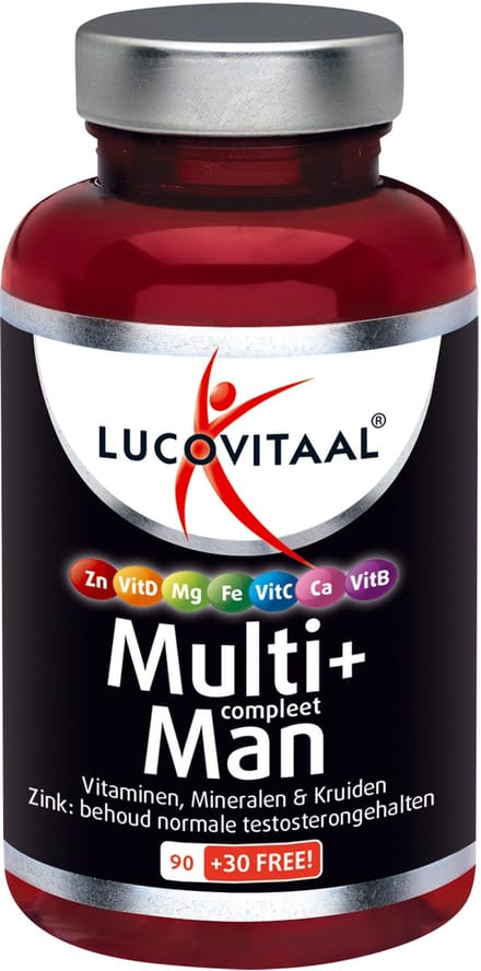 Lucovitaal Multi+ Compleet Man Tabletten 120 tb