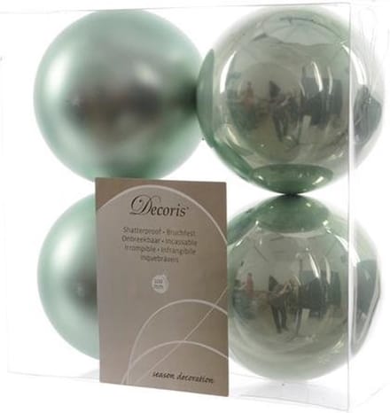 Box a 4 ballen mat/g100mm eucalyptus Kerstartikelen