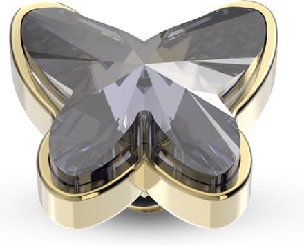 Melano Twisted Butterfly Steentje Crystal Silver Night Goud