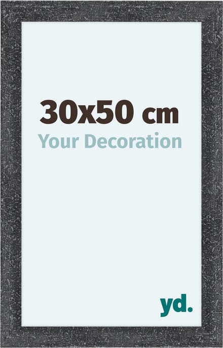 Your Decoration - Fotolijst 30x50 cm - MDF - Grijs Geveegd - Como