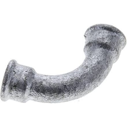 90° L-Koppeling Rp3/8'' Binnendraad Lang Gietijzer 25bar [2 Stuks]