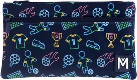 MontiiCo Etui XL - 2 handige vakjes - wasmachinebestendig - Goal Keeper