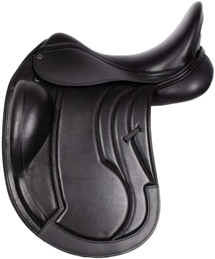 Rossner Burlington Dressuur Zadel - Maat: 16,5 - Zwart - Polyamide