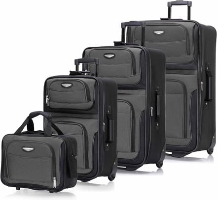 Reis Bagage Set - Koffer Set - Reizen Organiseren - Uitbreidbare Capaciteit - Vier Delen - Blauw