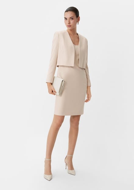 Klassieke maxi jurk met V-hals voor dames COMMA