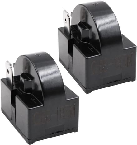 Allecto- Universele PTC-starter - Compressor starters - 2 stuks - 1Pin 33 Ohm - Koelkast Airconditioning - Reparatie - Geschikt voor diverse modellen - Wit