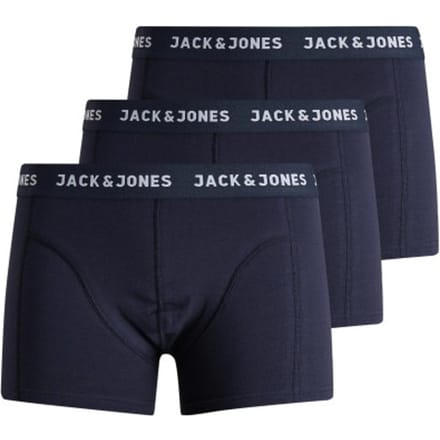 Jack & Jones Heren Boxershorts JACANTHONY Blauw 3-Pack - Maat L
