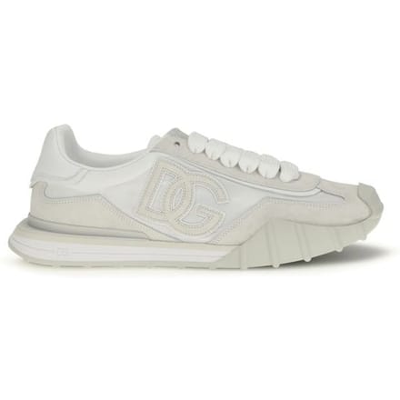 Dolce & Gabbana Witte Kalfsleren Bos Taurus Sport Sneakers