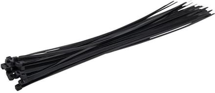 Tie wraps / kabelbinders 30 x 0,36 cm 100 stuks zwart - TOPGEAR