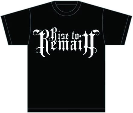 Rise to Remain - Logo Heren T-shirt - S - Zwart