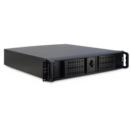 Inter-Tech IPC 2U-2098-SK - Case - Server (Rack) - Zwart