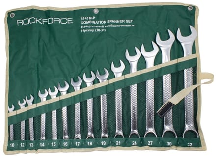 Rockforce RF-5141 - Ringsleutelset - 14 Stuks - CrV Staal - 10-32mm