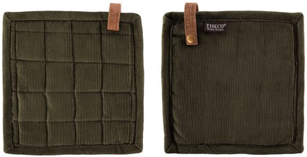 Tiseco Velmar Pannenlap - 2 Stuks - 20 x 20cm - Olijfgroen