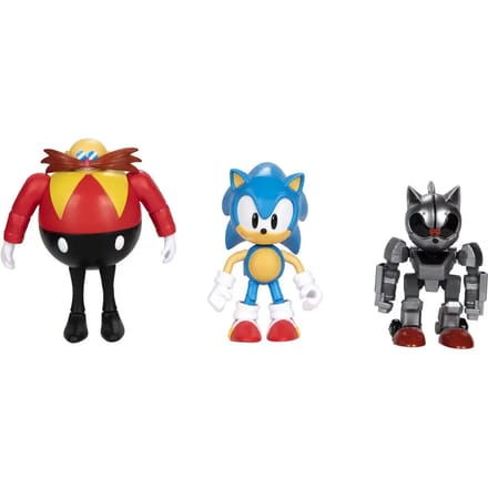 SONIC Figuren 10 cm actiefiguren 30e jubileum multipack 3 Stuks