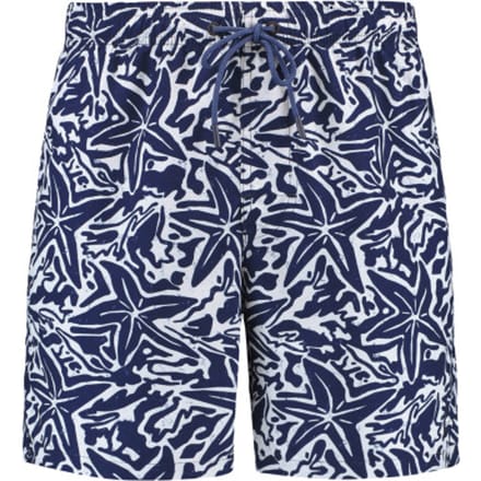 Shiwi Heren zwemshort mike 7" zeester print donkerblauw/wit
