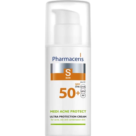 Pharmaceris Ultra Protective Cream For Acne, Oily &amp; Combination Skin SPF50 50 ml