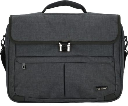Pride and Soul Laptoptas Lightpak MOTION - polyester antraciet met rits