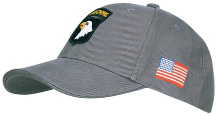 Fostex Garments - Baseball cap 101st Airborne (kleur: Grey / maat: NVT)