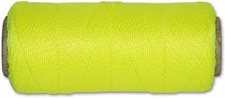 Gedraaid Polypropyleen Touw 1mm Neon Geel 50 Meter