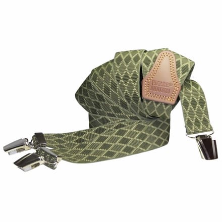 Pierre Mouton Volet - Bretels - Volwassenen - Heren - Grijs - 120cm - 3 brede clips - M - L