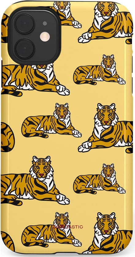 Casetastic hoesje geschikt voor Apple iPhone 11 - Dubbellaagse bescherming - Onzichtbare jager - Fashion Case - Goud Taupe Donkergrijs