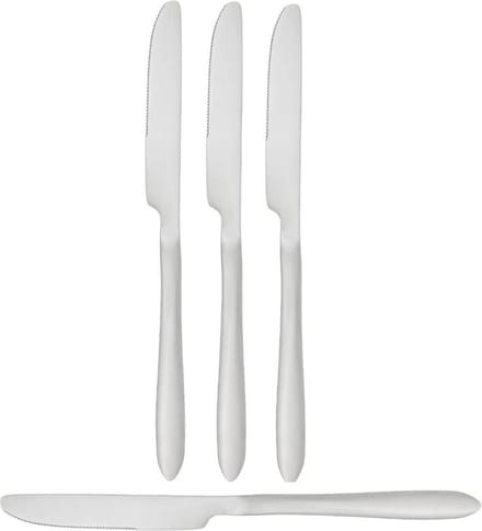 Secret de Gourmet bestek Messen Nevis - 6x stuks - RVS - 23 cm