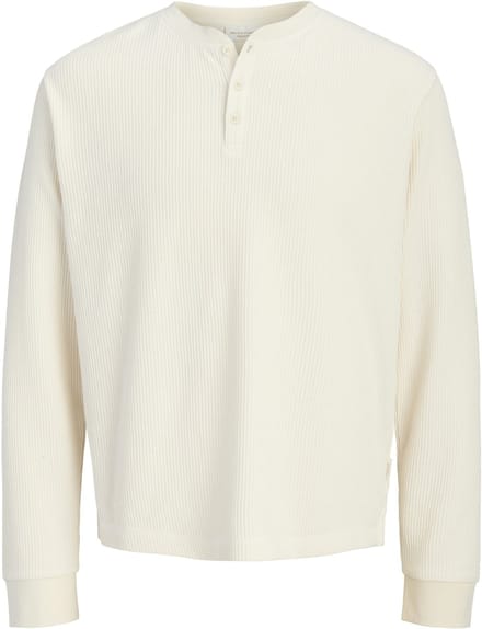 JACK&JONES - JORCHAMBERI HENLEY LS TEE - Heren - Lange mouwen shirts