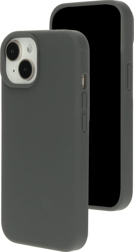 Mobiparts hoesje geschikt voor de Apple iPhone 15 - Siliconen - Grijs
