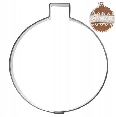RVS Kerstbal Koekjesvorm 7 cm - Perfect voor Bakken