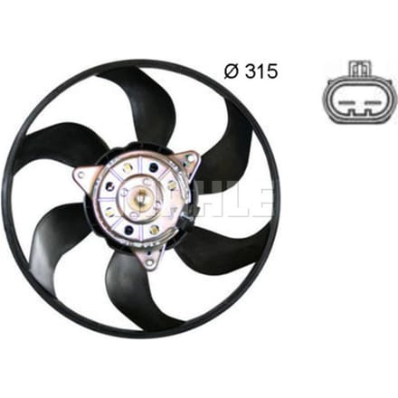 Koelventilatorwiel, motorkoeling MAHLE CFF 382 000S