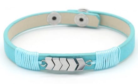 Armband met pijltjes | blauw