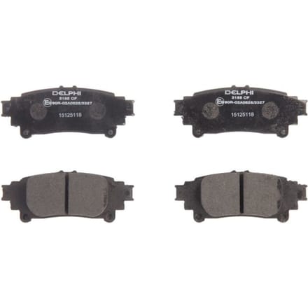 Remblokset DELPHI LP3155, achter