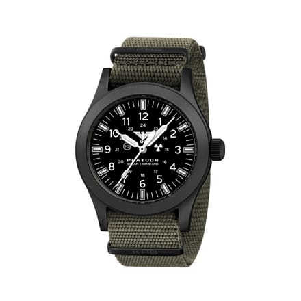KHS - KHS.PLABSSF.NSGO - Polshorloge - Heren - PLATOON Black Steel Solar