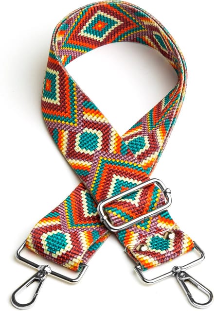 Bagwise® Tassenriem / Schouderband – Verstelbare Bag Strap 70-125 cm – 5 cm Breed – Multicolor 108