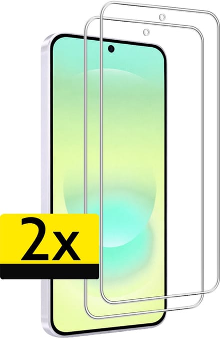 Screenprotector - Geschikt voor Samsung Galaxy A37 - 2 Stuks - Extra Sterk - Beschermglas - Gehard Glas - Tempered Glass - Screen Protector