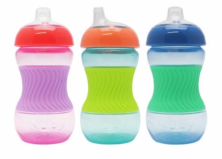 Nuby Mini easy grip drinkbeker met siliconen huls 1ST