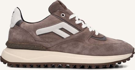 Floris Van Bommel Sfm-10139 Noppi Sneakers - Suède - Heren - Taupe - Maat 40⅔