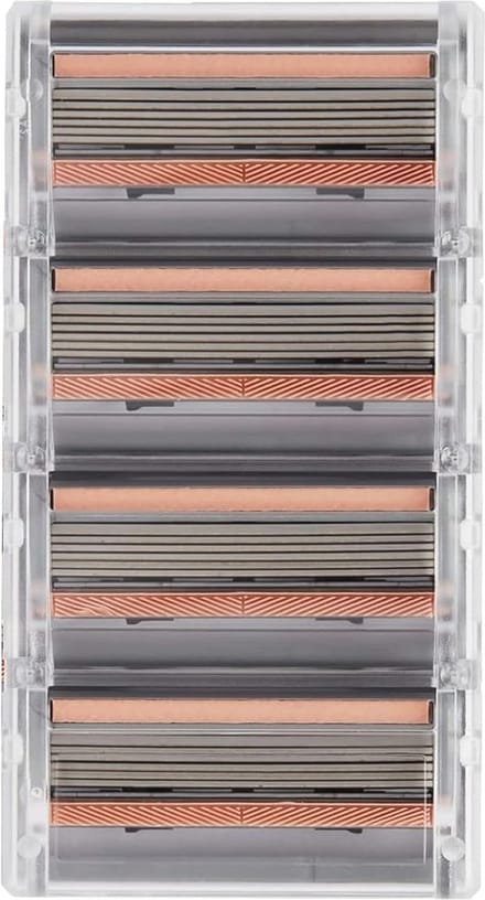 Premium SmoothGlide Dames Scheermesjes - 6-Blade Scheermes voor Gevoelige Huid met Bikini Trimmer