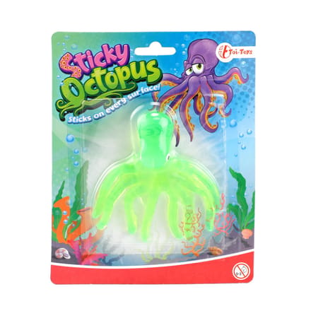 Toi-Toys Window Crawler Sticky Octopus (Assorted)