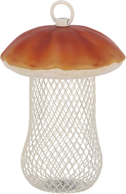 Best for Birds Voedersilo noten Fungi - bruin - eekhoorntjesbrood - ijzer - 13x18 cm - voor vogels