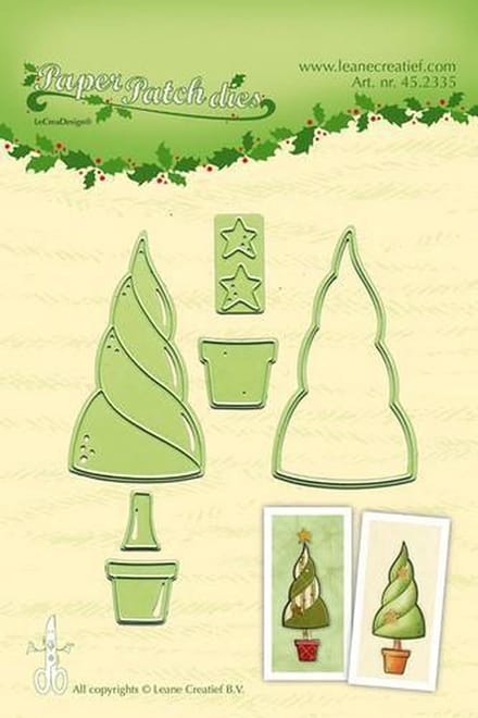 LeCrea - Leabilitie Paper Patch Mal tree snij en embossing mal 45.2335
