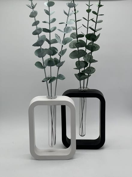 Reageerbuishouder eucalyptus donker / zwart