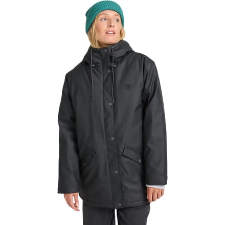 Billabong Under The Rain Parka Zwart 2XL Vrouw