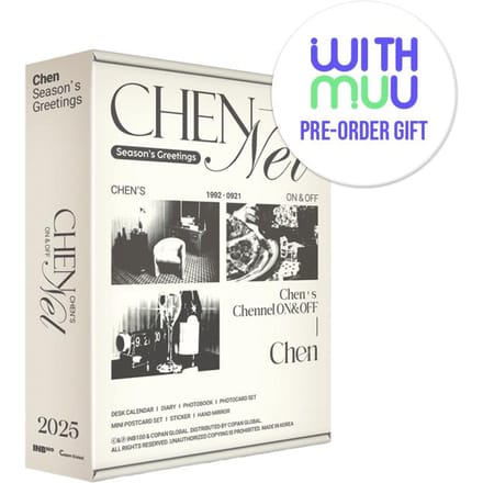 CHEN - 2025 SEIZOENSGROETEN [Chens Chennel AAN & UIT] WITHMUU POB white