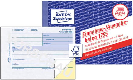 Formulierenboek inkomsten-/uitgavenbonnen