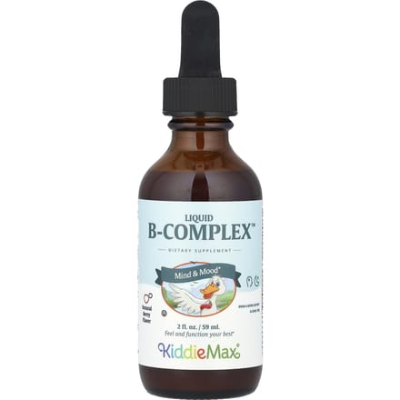 Maxi Health, KiddieMax® Liquid B-Complex™, Natural Berry, 2 fl oz (59 ml)