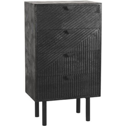 LABEL51 Cotia Ladekast - Zwart - Hout - 50 cm