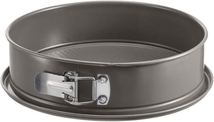 Springvorm Pan - Taartvorm Rond - Taarten Bakken - Antiaanbaklaag - 27 cm Diameter - Grijs