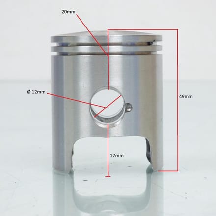 fdm motorzuiger voor derbi 50 senda motor maat a / 39.85mm / p32-1000 nieuw